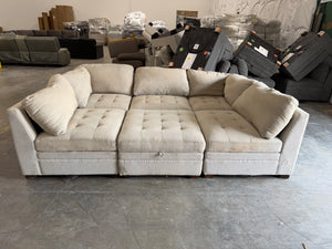 Thomasville Tisdale 6 Piece Boucle Sectional