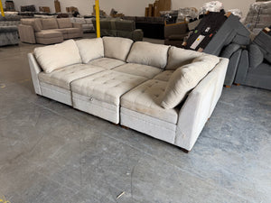Thomasville Tisdale 6 Piece Boucle Sectional