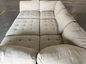 Thomasville Tisdale 6 Piece Boucle Sectional