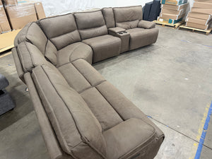 Wylder Leather Power Sectional