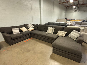Large U-Shaped Sectional in Gray