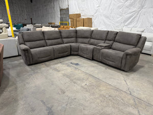 Carlin Fabric Power Sectional