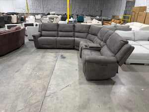 Carlin Fabric Power Sectional
