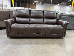 Alba Leather Power Sofa