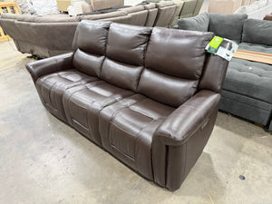 Alba Leather Power Sofa