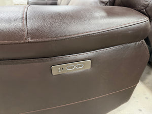 Alba Leather Power Sofa