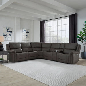 Carlin Fabric Power Sectional