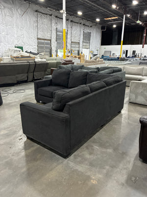 L-Shaped Black  Sectional