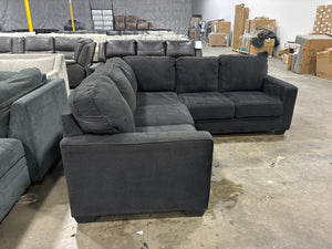 L-Shaped Black  Sectional