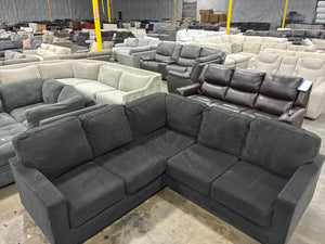 L-Shaped Black  Sectional
