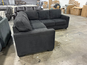 L-Shaped Black  Sectional
