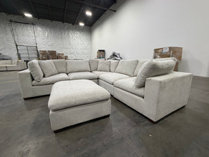 Lowell 6-Piece Modular Sectional, Light Gray