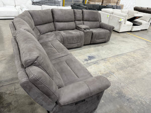 Carlin Fabric Power Sectional