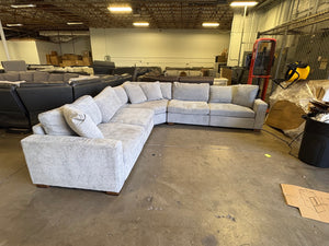 Henredon Selene Fabric Sectional w/ Power Recliners