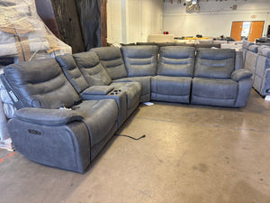Kelsee Fabric Power Reclining Sectional