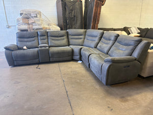 Kelsee Fabric Power Reclining Sectional