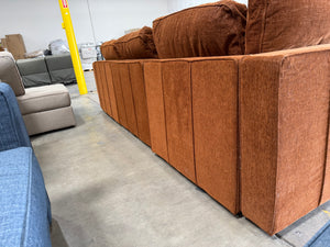 Terracotta Rained Chenille LoveSac (4 Seat/5 Side)