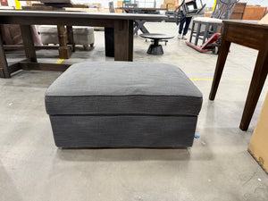 Charcoal Ottoman