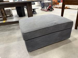 Charcoal Ottoman