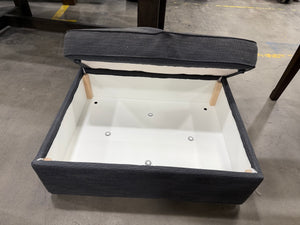 Charcoal Ottoman