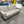 Cream Faux Leather Sofa