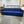 Blue Sofa w/ Wooden Supports