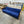 Blue Sofa w/ Wooden Supports