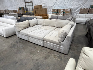 Tisdale 6 Piece Boucle Sectional