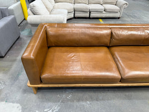 CB2 Leather Sofa