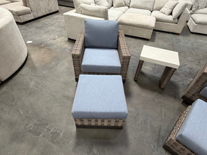 Knox 5-Piece Blue Outdoor Seating Set