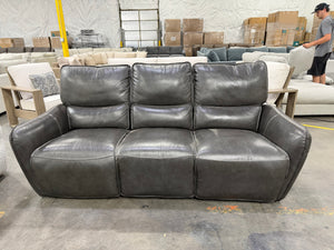 Leather Power Recliner Sofa