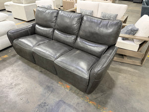 Leather Power Recliner Sofa