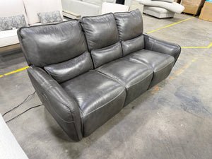Leather Power Recliner Sofa
