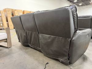 Leather Power Recliner Sofa