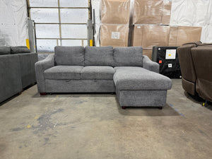 Aria Gray Sofa Chaise