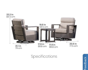 Alden 3-Piece Seating Set