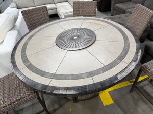 Nicolet 7-Piece High-Fire Outdoor Dining Set