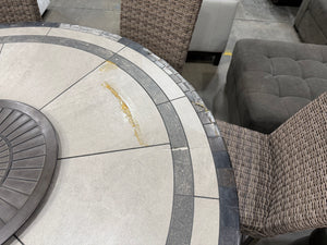 Nicolet 7-Piece High-Fire Outdoor Dining Set