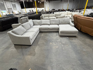 Larissa 4-piece Fabric Chaise Sectional