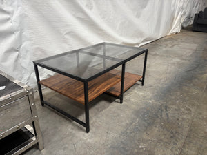 Modern Glass Top Coffee Table