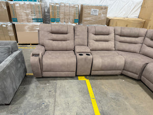 Carmelo Fabric Power Reclining Sectional