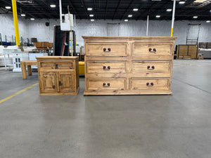 Wood Dresser and Nightsand