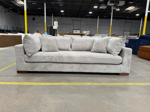 Grey Corduroy Sofa