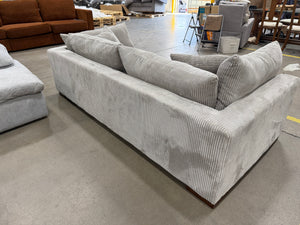 Grey Corduroy Sofa