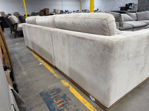 Henredon Caley Reversible Sofa Chaise with Ottoman