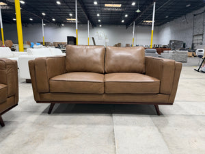 Positano 2-Piece Leather Living Room Set