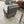 Grey Leather Glider Recliner Chair