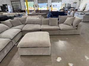 Sereen 8-piece Fabric Modular Sectional, Taupe