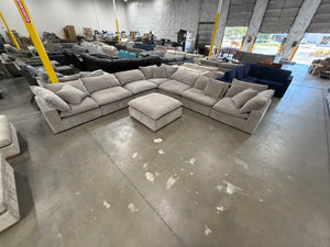 Sereen 8-piece Fabric Modular Sectional, Taupe