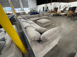 Sereen 8-piece Fabric Modular Sectional, Taupe